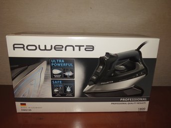 NIB Rowenta Professional Microsteam 1800W Iron W/ 400 Hole 3D Soleplate DW8199 - New In Box