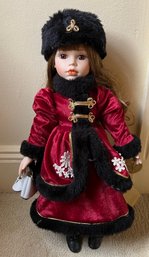 The Prestige Collection Lara Porcelain Kingstate Music Box Limited Edition Doll 19