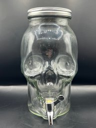 Glass Skull Beverage Dispenser 4.9L