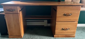 Solid Wood 3 Drawer Desk