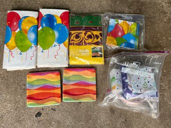 Assorted Birthday Decorations - 7 Piece Lot