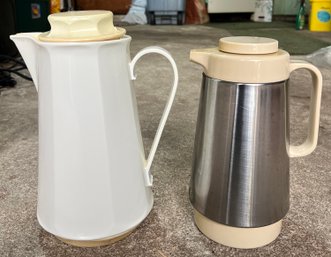 Thermos Coffee Pot & Corning Thermos Coffee Pot - 2 Piece Lot