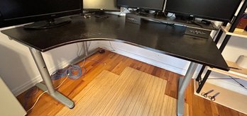 IKEA Corner Desk And Adjustable Rolling Desk Chair