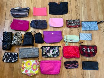 Makeup Bags Assorted Lot Of 24 Pieces