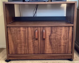 Console TV Stand On Wheels