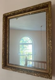 Antique Gold Wood Framed Mirror