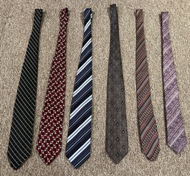 Mens Assorted Silk Ties - 6 Pieces