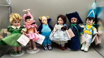 Madame Alexander Collectible Wizard Of Oz Dolls, 6 Piece Lot