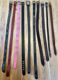 Womens Leather Belts - 10 Pieces