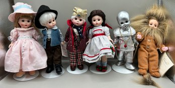 Madame Alexander Collectible Wizard Of Oz Dolls, 6 Piece Lot