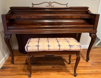 Knabe Console Piano  French Provincial Case