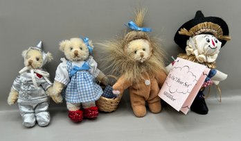 Madame Alexander Collectible Wizard Of Oz Bears, 4 Piece Lot