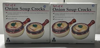 Onion Soup Crocks New In Box - 2 Pieces