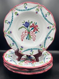 Sigma Tastesetter LeJardin Floral Bowls Made In Italy- 4 Pieces
