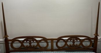 Solid Wood Ornate Headboard