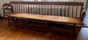 Antique Spindle Back Bench