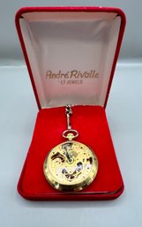 Andre Rivalle 17 Jewel Pocket Watch Swiss Made