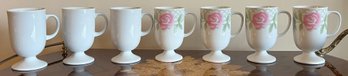 Himark Trellis Rose Teacups - 7 Pieces