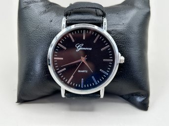 Geneva Quartz Stainless Steel Wrist Watch #3011T