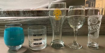 Assorted Drinking Glasses -5 Pieces