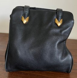 Leather Handmade Trimmed Shoulder Bag