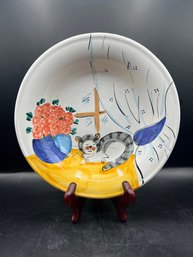 Portugal Ceramic Cat Motif Bowl