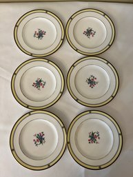 Doulton And Company Avebury  Hand Made Bone China Dessert Plates, 6 Piece Lot