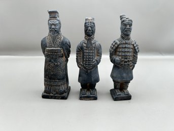 Chinese Terracotta Warriors, 3 Piece Lot