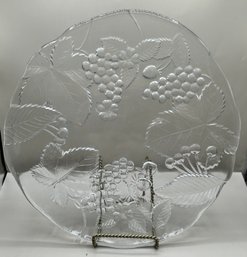 Mikasa Etched Grapes Serving Platter