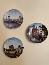 Limoges Louis Dali Collector Plates - 3 Pieces
