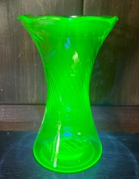 Uranium Glass Vase