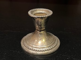 Weighted Sterling Silver Chamberstick Holder 4.87 Ozt