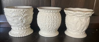 Lenox Votive Candle Holder Lot- 3 Pieces