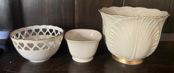 Lenox Bowls- Lot Of 3