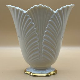 Lenox Cream With Gold Trim Corinthian Flare Vase