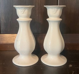 Lenox Candlestick Holders- Pair