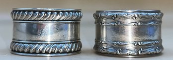 Pair Of Sterling Silver Gorhan Napkin Rings