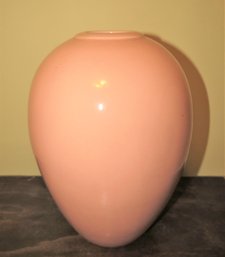 Haeger Contemporary Dusty Pink Ceramic Vase - Retro 1980s, #4307