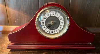 Pennington Quartz Wood Mantle Clock