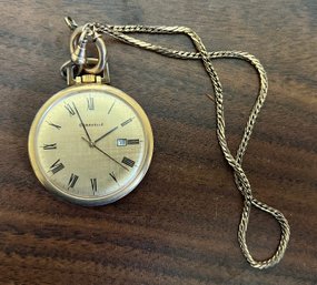 Caravelle Open Face Pocket Watch