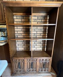 Mid Century Modern Solid Wood Bookcase