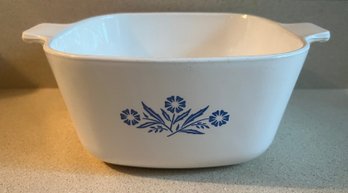 Corning Ware Blue Cornflower Casserole Dish 1.75 Quart- No Lid