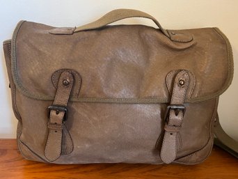 Banana Republic Leather Messenger Bag