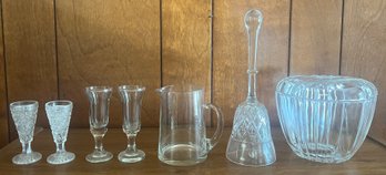 Crystal & Glass Assorted Lot Of 7 Pieces