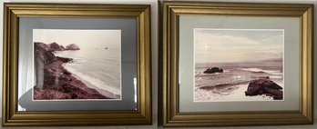 Scenic Beach Scene Prints Framed - 2 Pieces