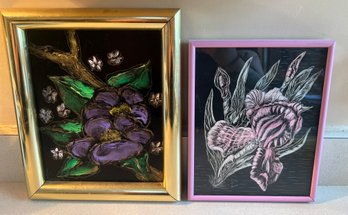 Lot Of Floral Artwork- 2 Pieces