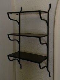 Three Tiered Wall Mounted Shelf