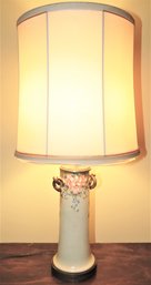 Table Lamp Floral Ceramic With Shade