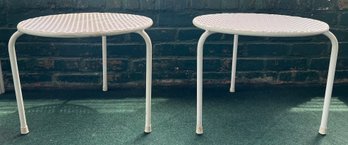 Stackable Patio Tables - 2 Pieces