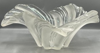 Glass Wave Design Bowl